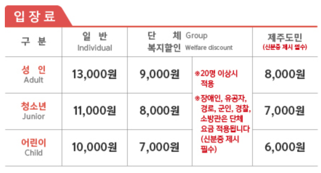 휴애리 수국 축제 입장료