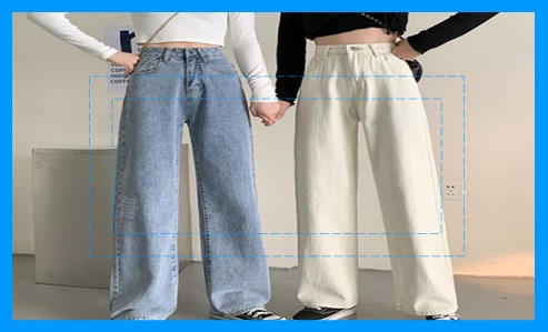 여성 와이드 데님팬츠