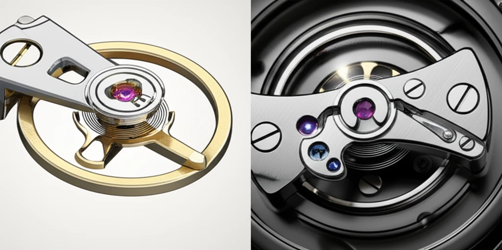 정밀 공학의 핵심 기계식 시계 충격방..