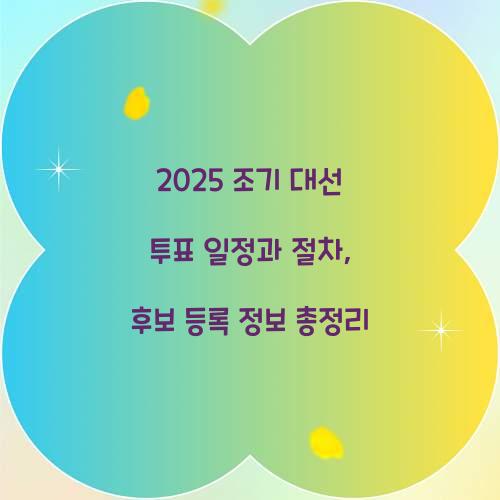2025 조기 대선 투표