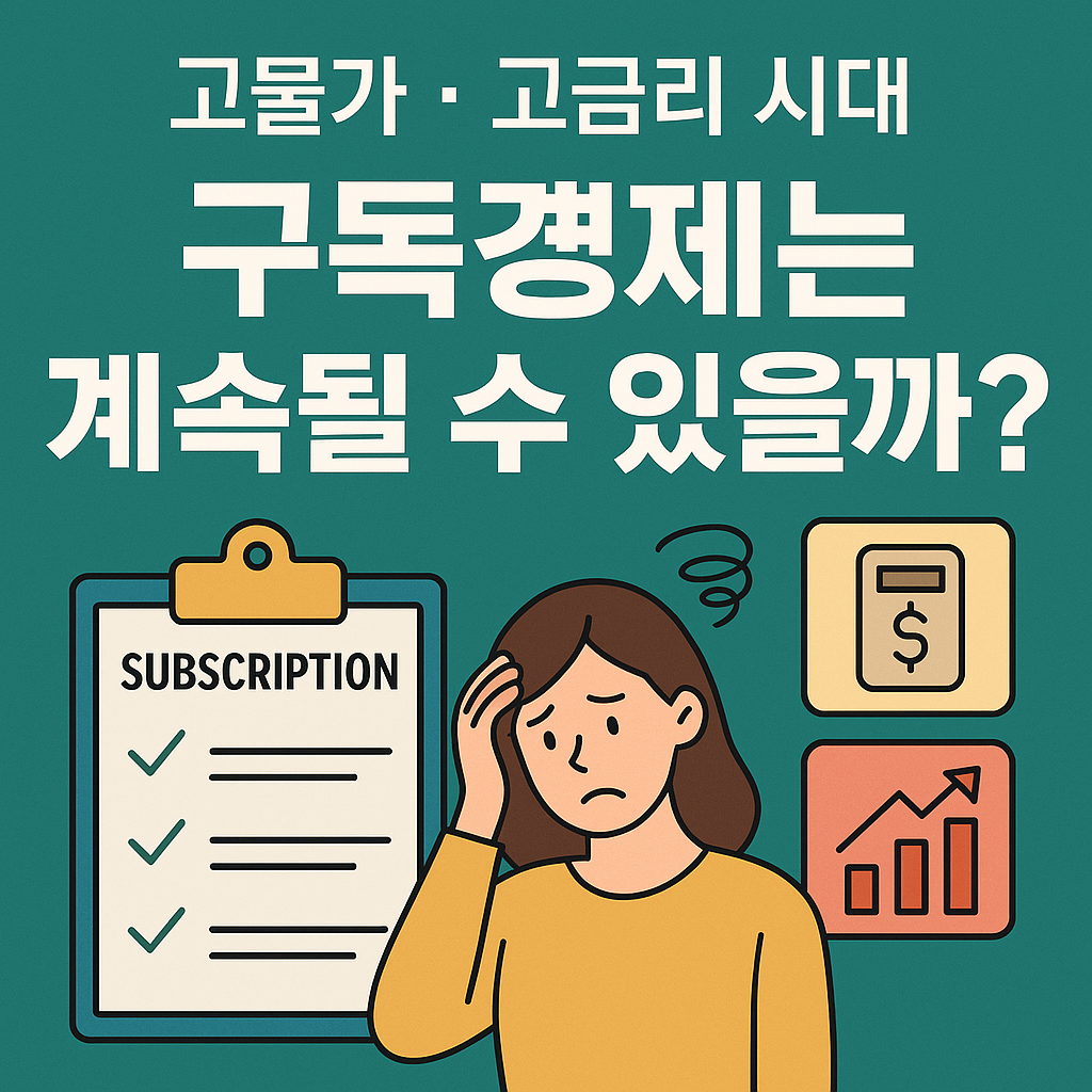 고물가 고금리 시대, 구독경제는 계속될 수 있을까