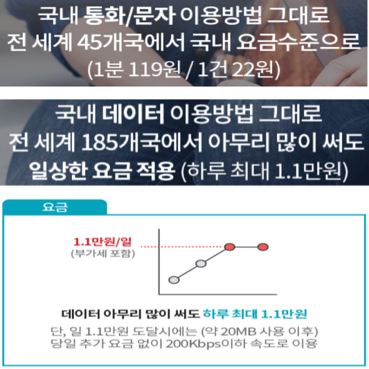 KT 로밍 기능 안내