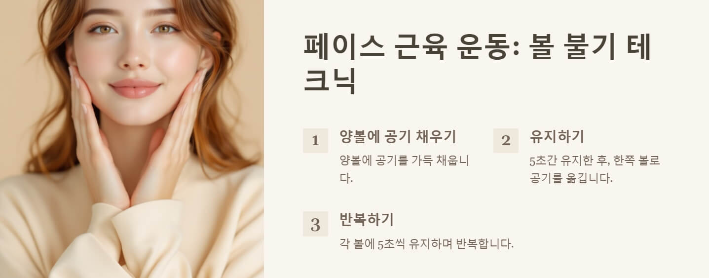 얼굴살 찌우는 방법 동안 비법