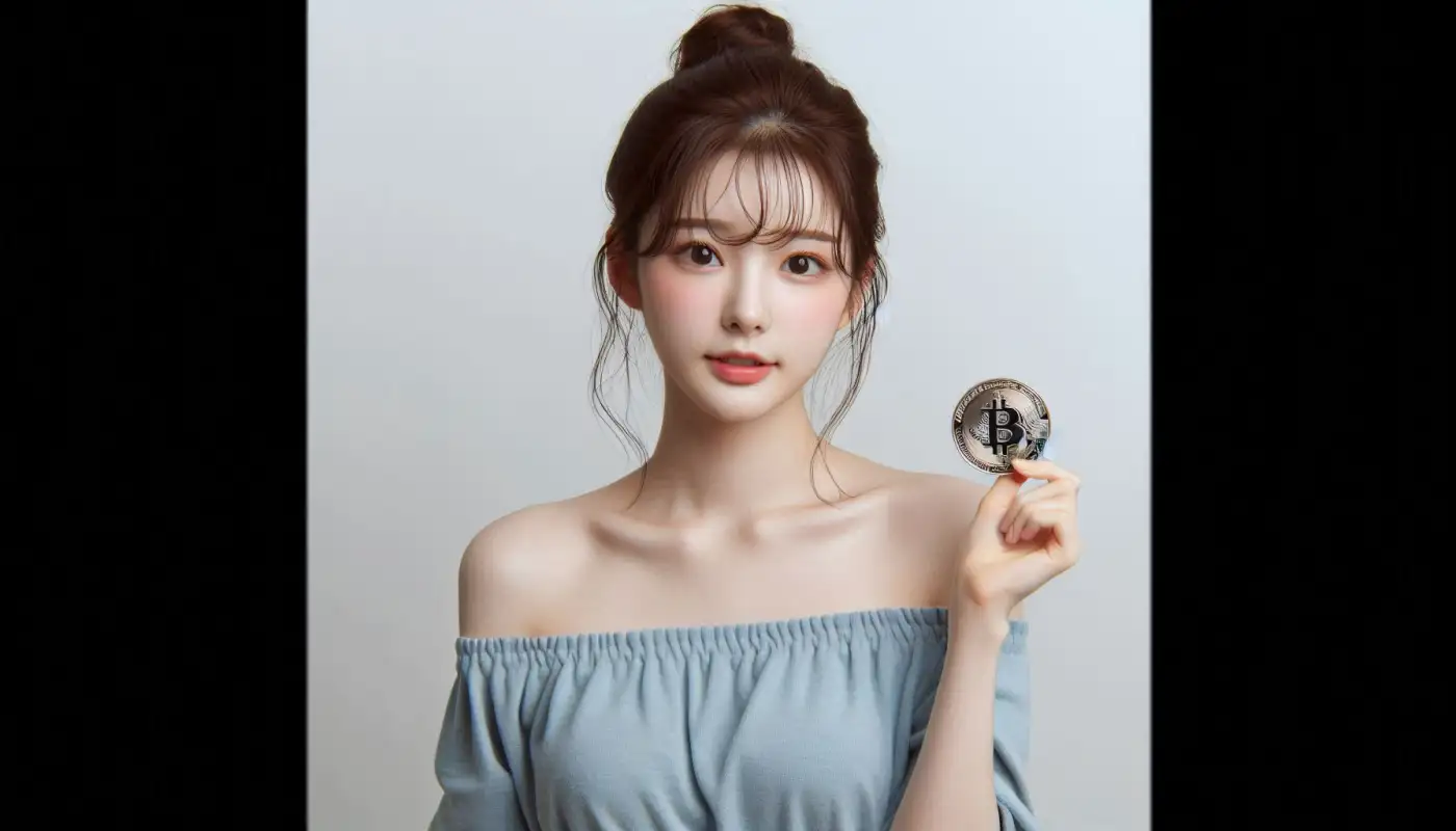 업비트-출금-수수료를-알아보고-자산관리하는-여성의-모습