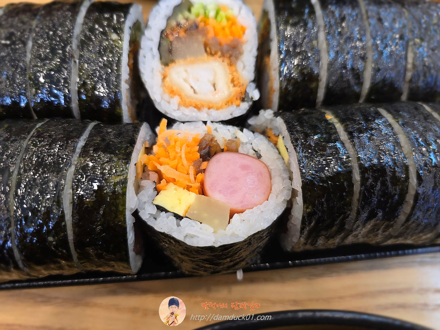 치즈라면, 소시지김밥