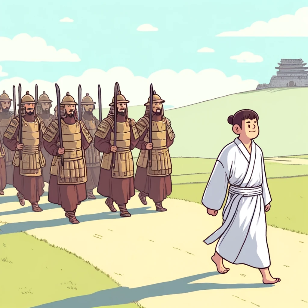 백의종군 (白衣從軍) 직위나 명예 없이 군을 따라 전장에 나서다 - 결론
