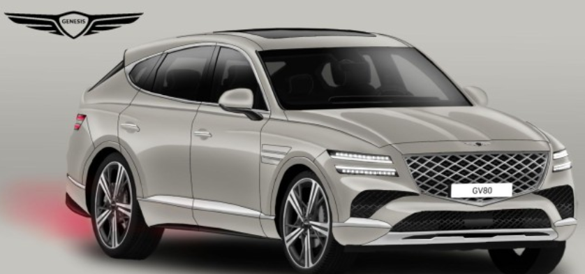 제네시스 GV80 페이스 리프트 2024예상 도면 이미지