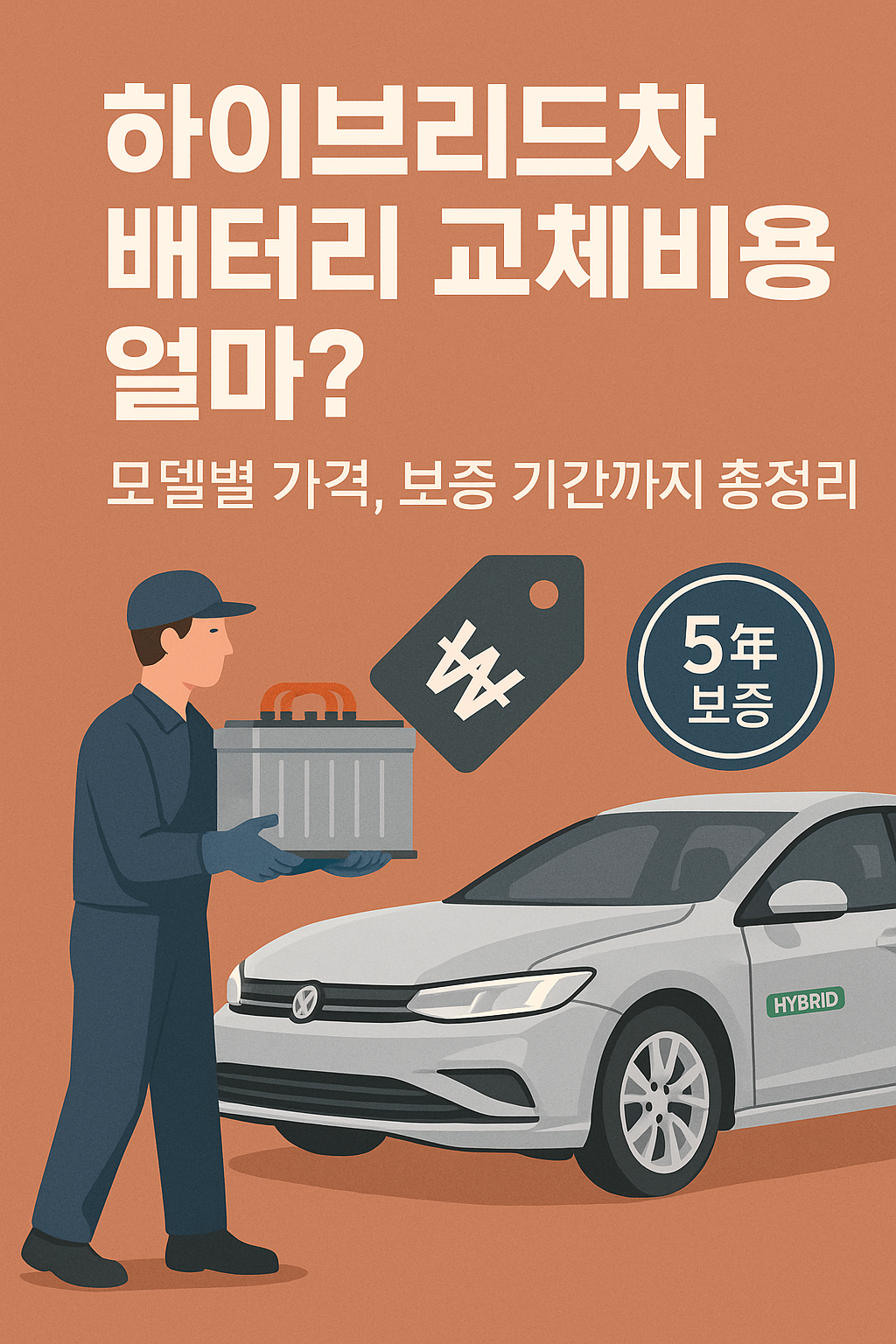 하이브리드차 배터리 교체비용 얼마? 모델별 가격, 보증 기간까지 총정리 관련 사진