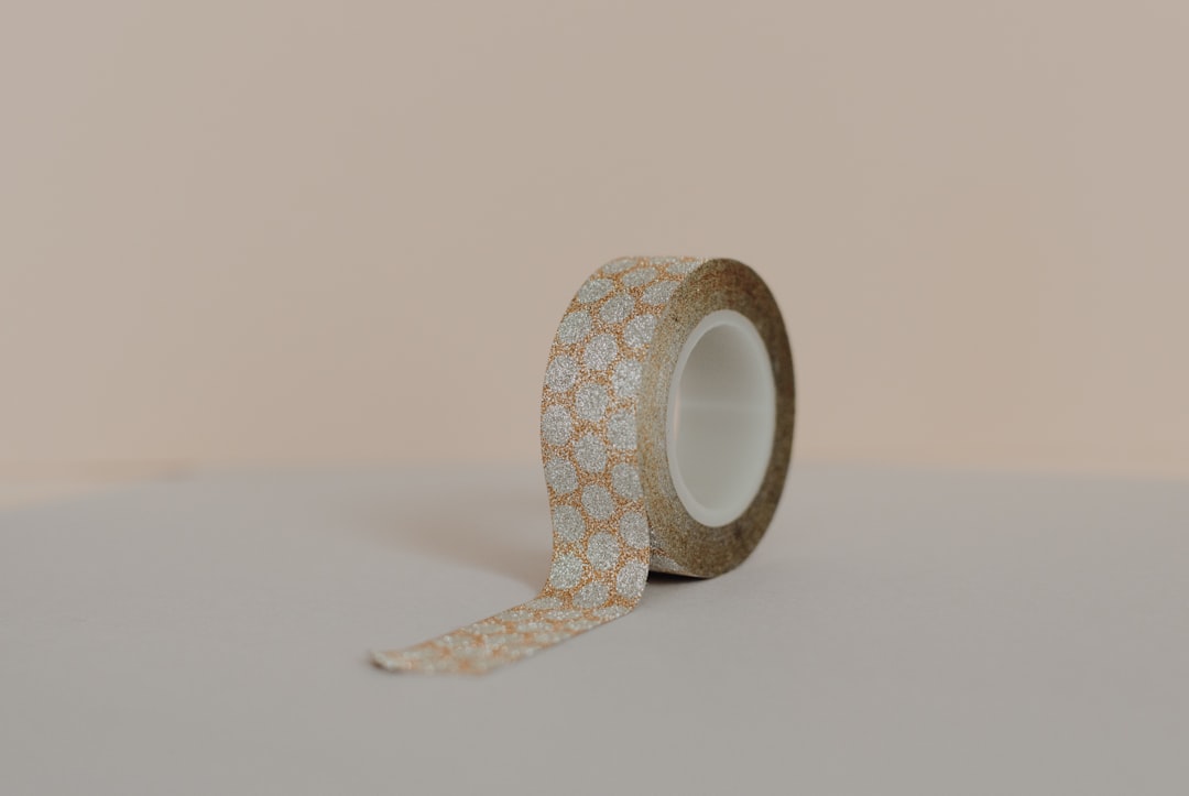 Double-sided tape.