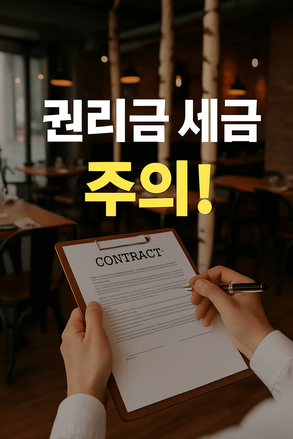 음식점 권리금 세금