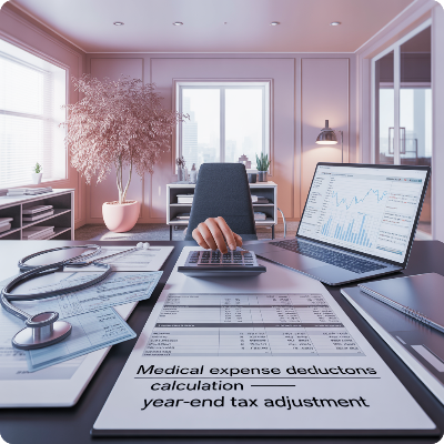 연말정산 의료비공제 계산법 이미지
