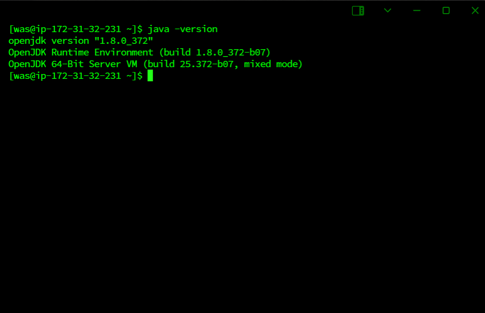 리눅스 JDK 버전 확인