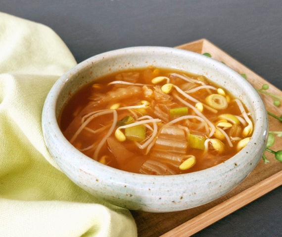 김치콩나물국