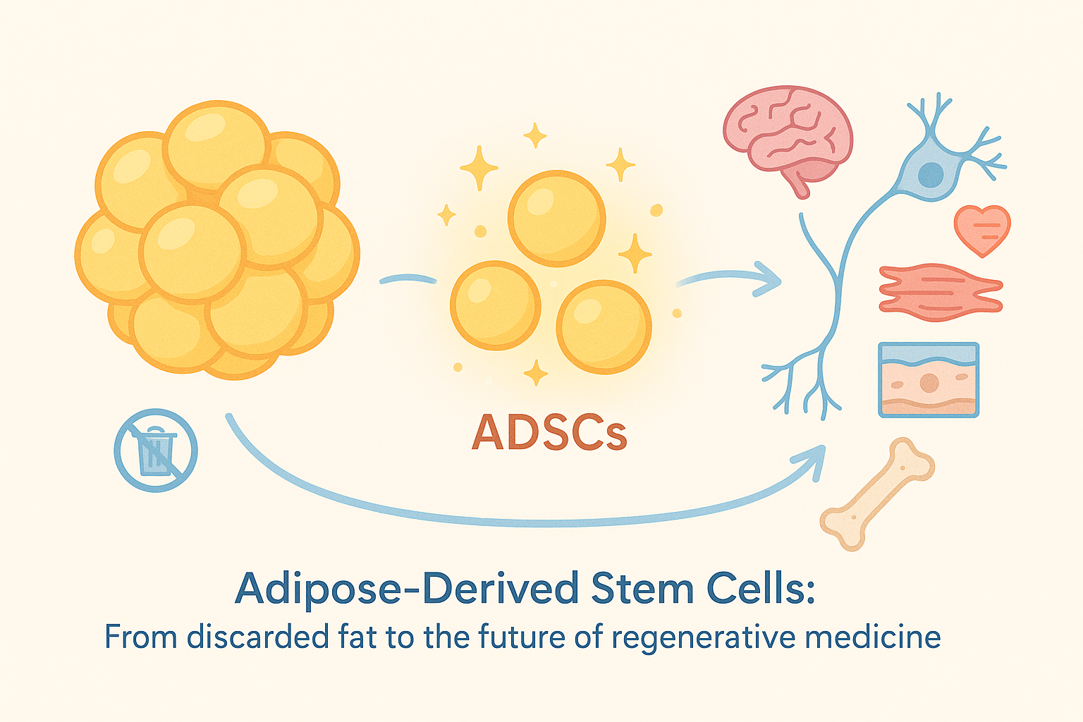 지방 조직에서 찾은 재생의학의 잠재력, 지방 줄기세포 (ADSCs)