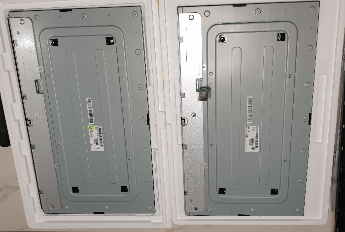 교체할 액정분리 마지막 비교