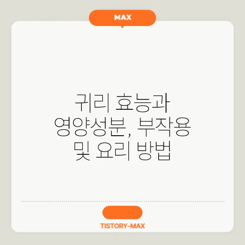 귀리 효능과 영양성분, 부작용 및 요리 방법