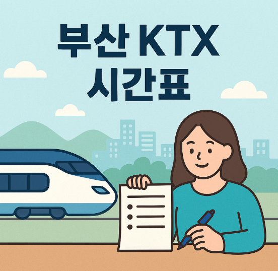 부산 KTX 시간표 썸네일 이미지