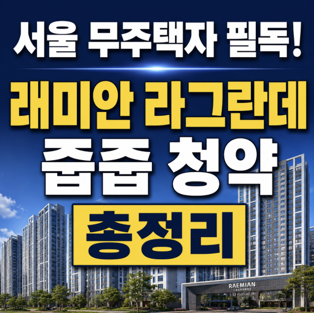 래미안 라그란데 줍줍