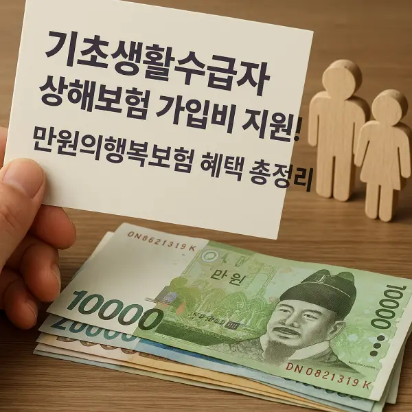 기초생활수급자-상해보험-가입비지원