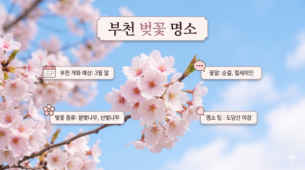 부천 벚꽃 명소