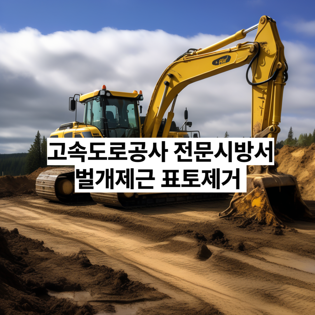 고속도로공사 전문시방서 벌개제근
