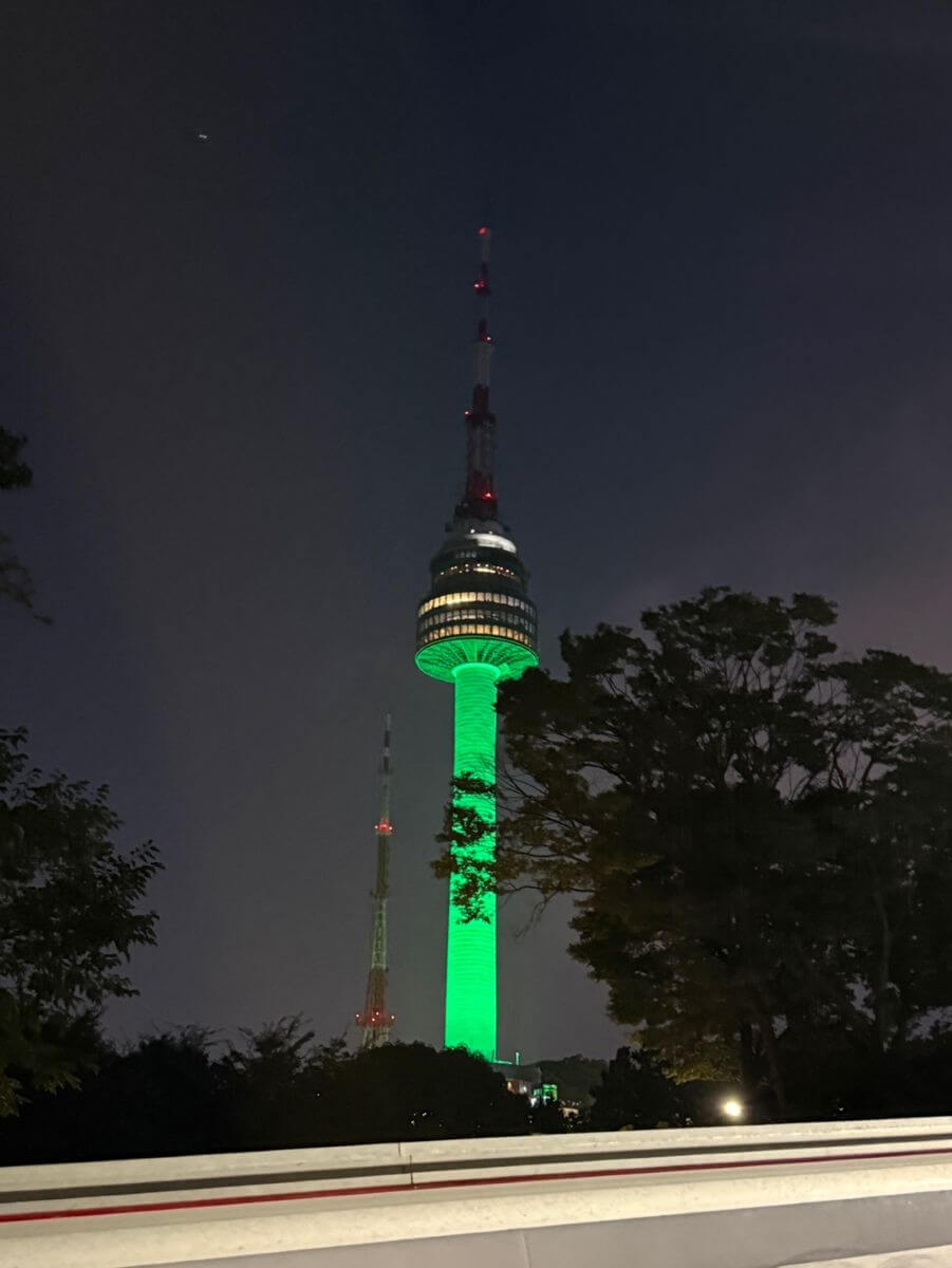 서울시티투어버스 한강남산 야경코스에서 방문한 N서울타워