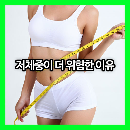 살찌면 무조건 나쁘다? 연구 결과, 저체중이 오히려 더 위험하다!