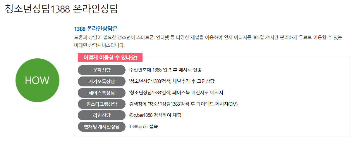 아동 · 청소년 복지정책 총정리 (9부) - 청소년 쉼터와 주거복지, 거리이탈 청소년 보호 정책 - 청소년상담 1388 온라인상담