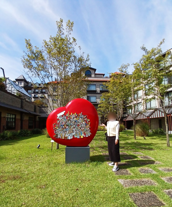 에덴낙원 하트 포토존