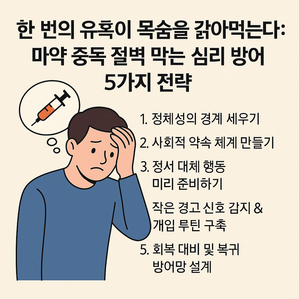 마약중독 멈춰!