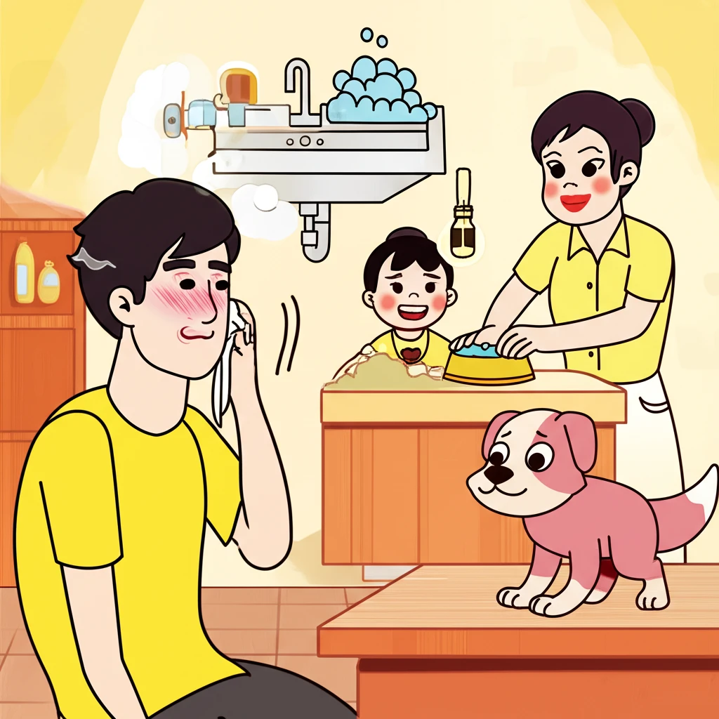 보호자 독감 확진 후 반려동물 이상 ..
