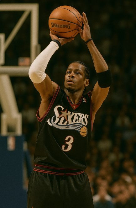 앨런 아이버슨의 슈팅 장면