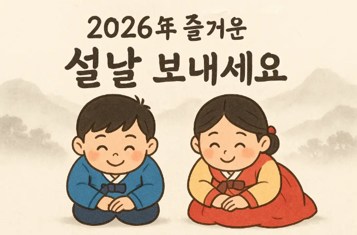 2026년-즐거운-설날-남녀-한복-새배