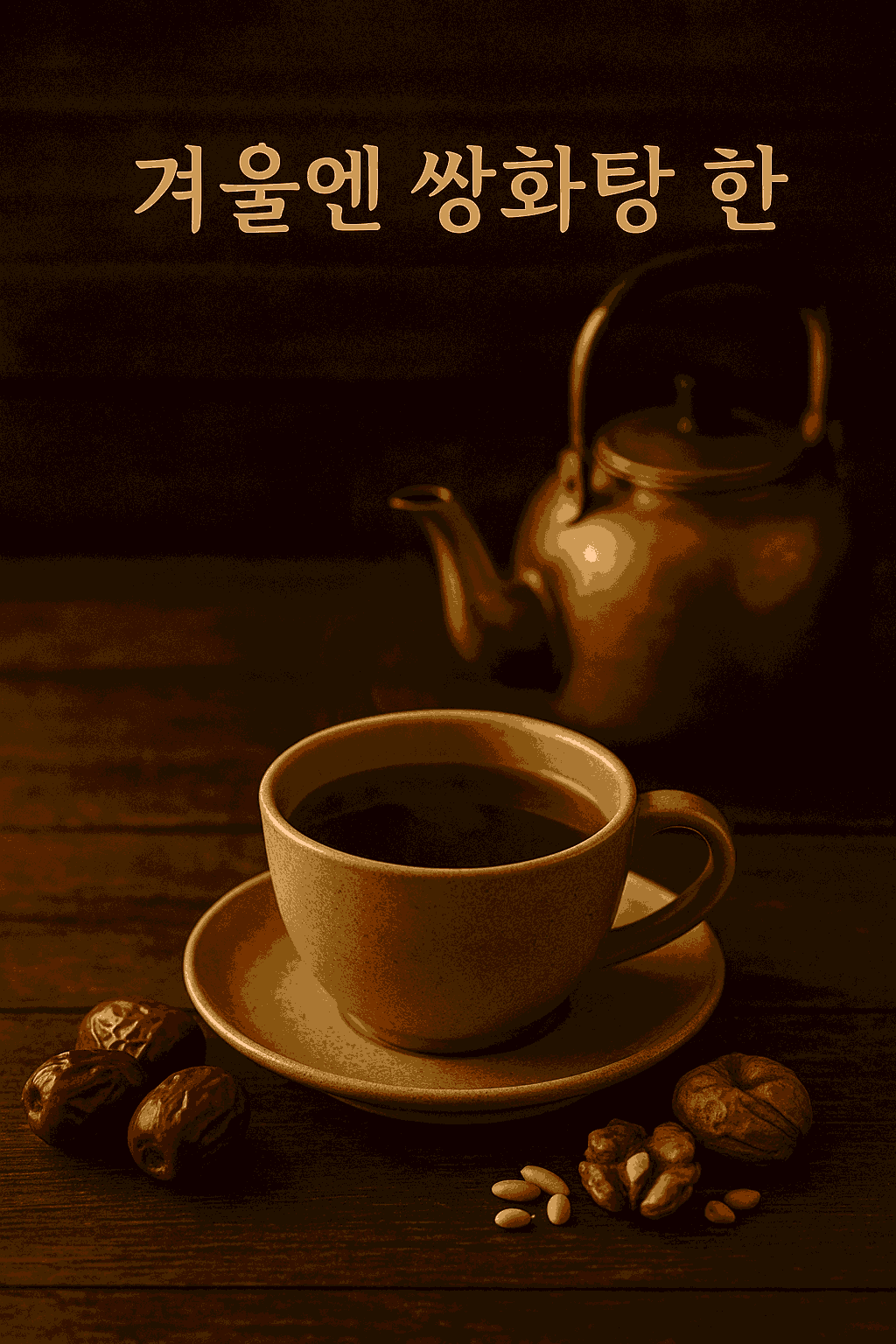 겨울이 되면 쌍화탕이 왜 더 땡길까?