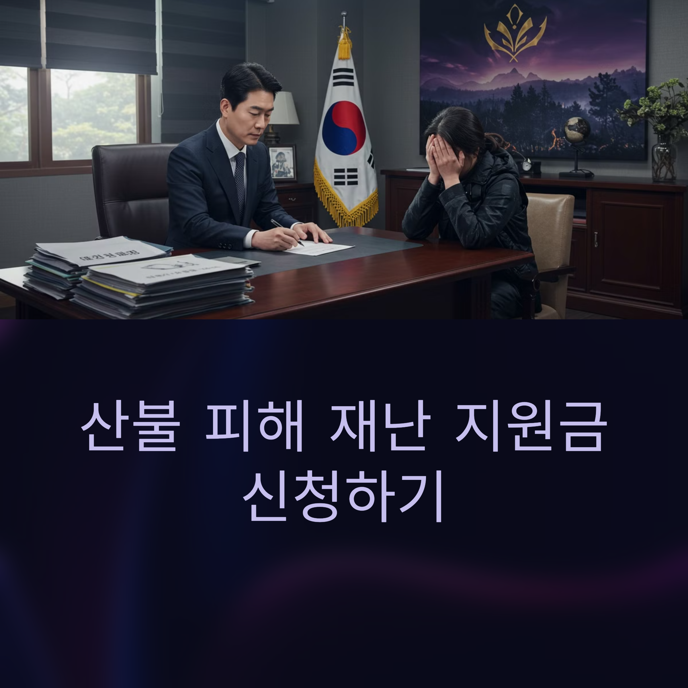 산불 피해 재난 지원금 신청 총정리