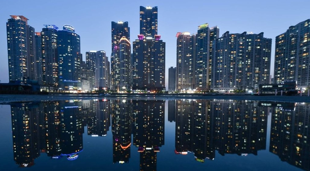 해운대 마린시티 사진