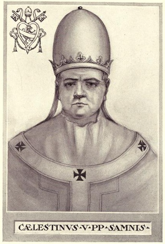 192대 교황 첼레스티노5세 초상화