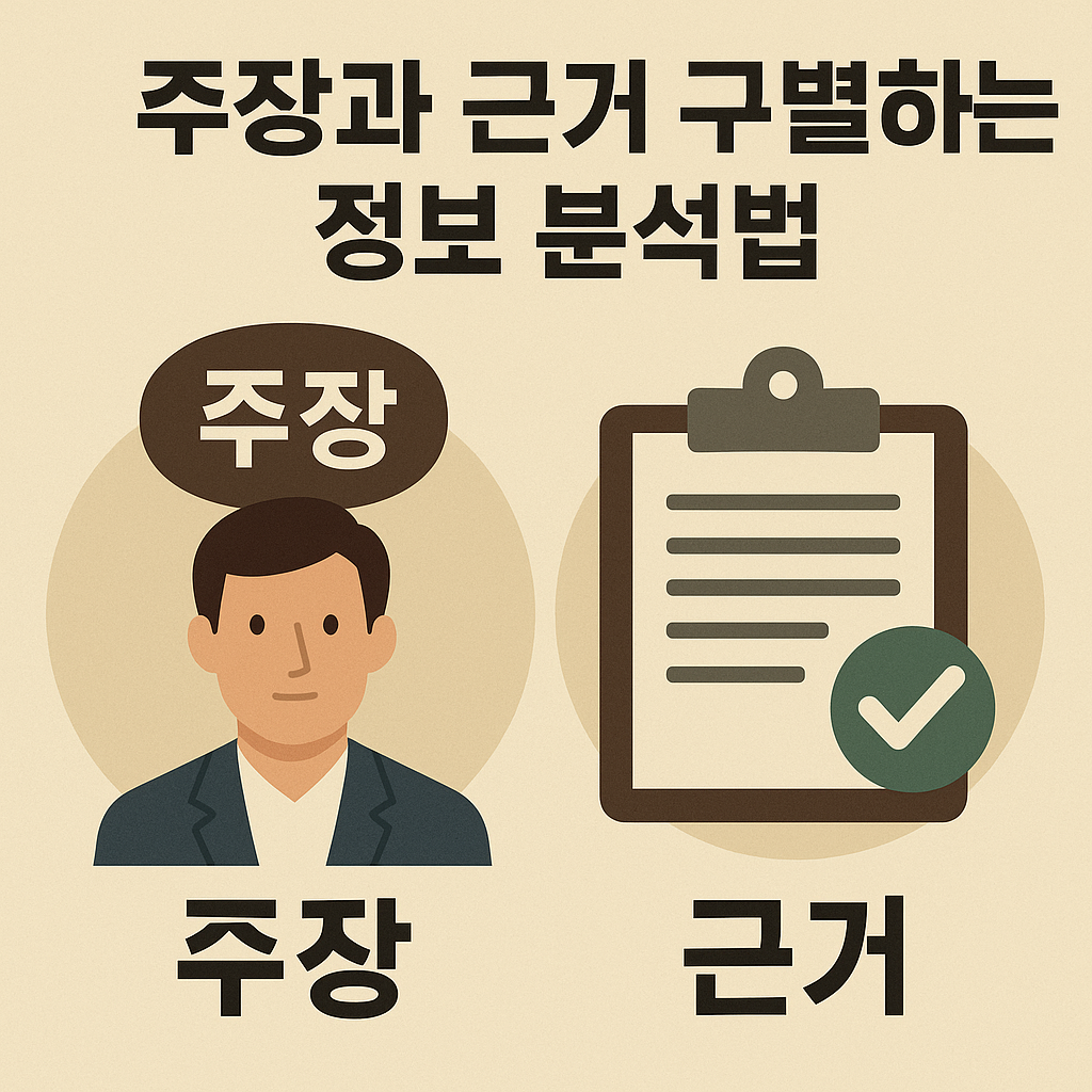 주장과 근거 구별하는 정보 분석법: 전문가의 정보 해석과 분석력 강화 전략