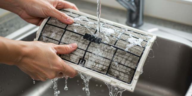 에어컨 냄새 없애는 7가지 방법 - 필터 세척