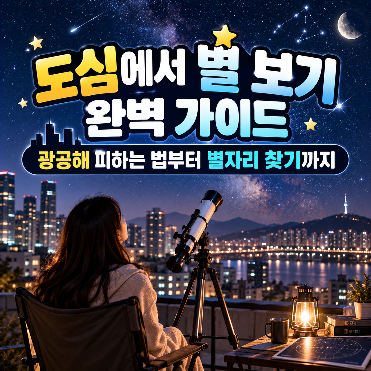 도심에서 별 보기