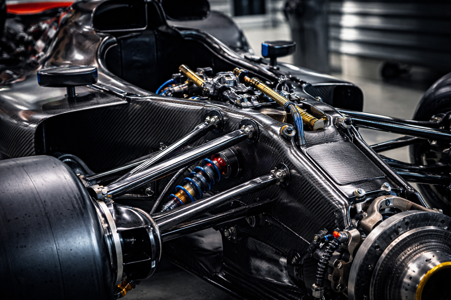 F1 머신의 서스펜션은 어떻게 구성 되어 있을까