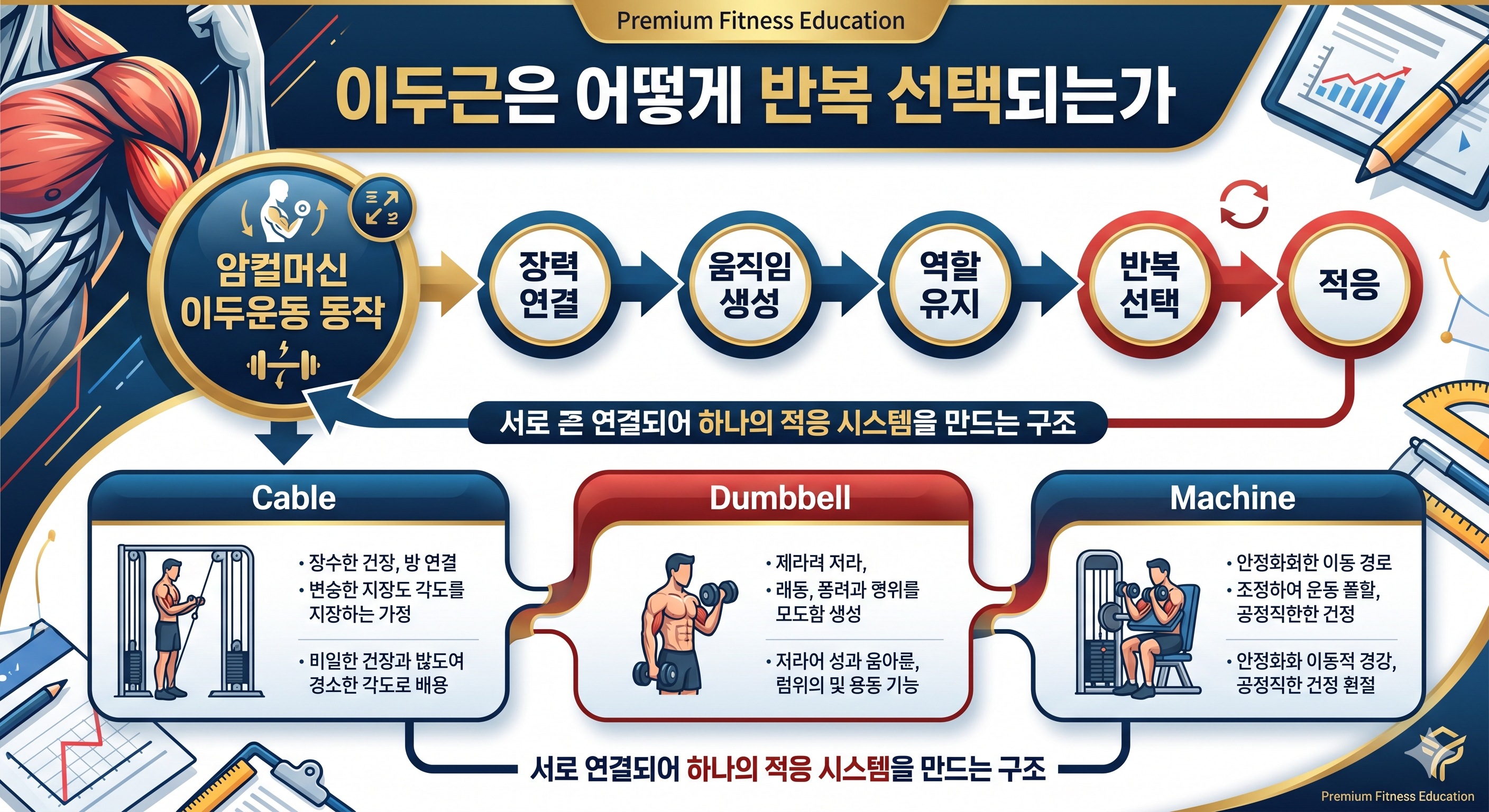 이두근은 어떻게 반복 선택되는가