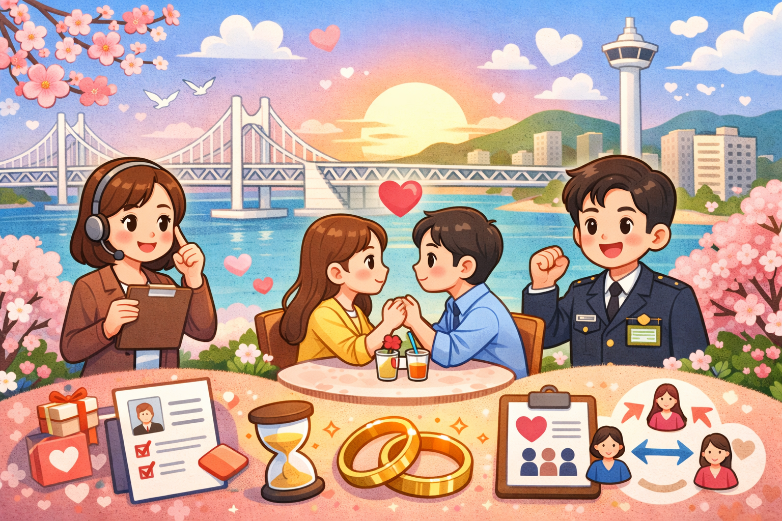 부산 연애담당관 신청방법 총정리|공무원 소개팅 프로그램 신청기간 참여조건 관련 사진