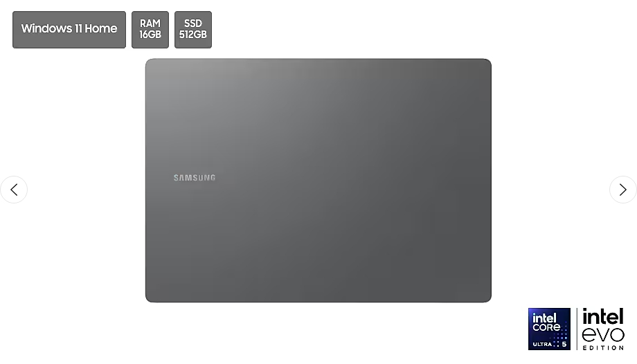 삼성전자 노트북, 랩탑 갤럭시북5 프로 40.6cm(16인치), 인텔 울트라5