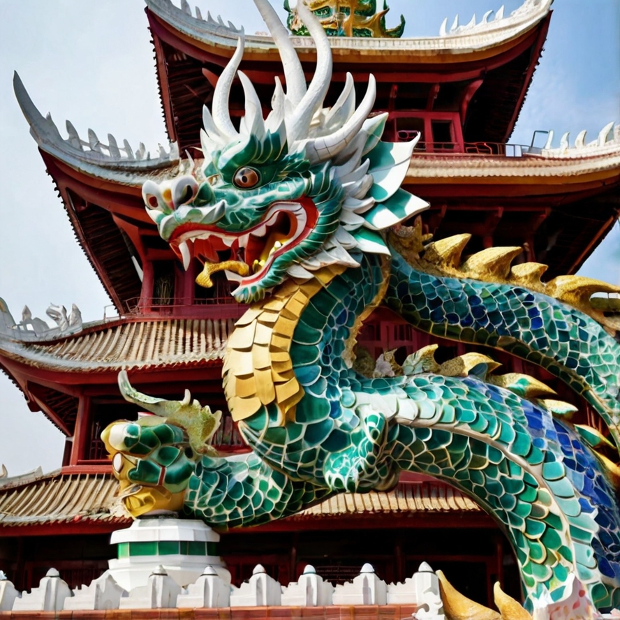 달랏 린푸억 사원 이미지