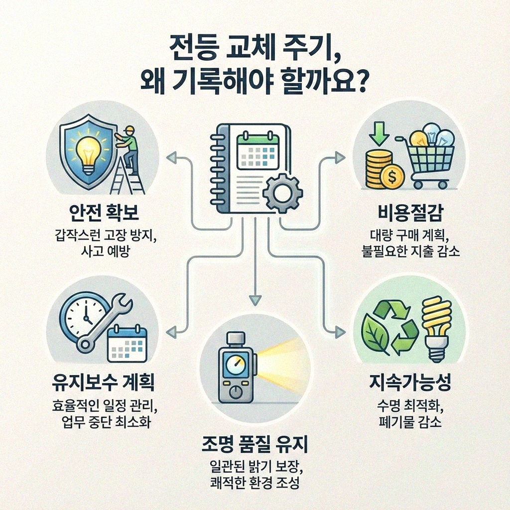 우리 집 전등 언제 바꿨지? 기록하는 습관 만들기