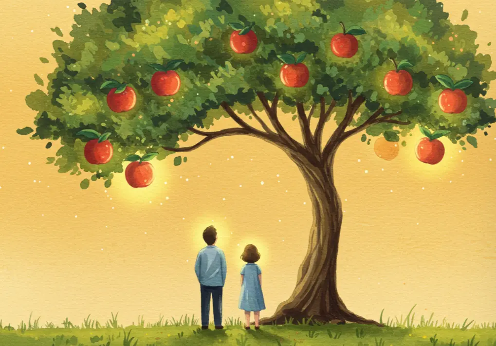큰 나무에 열매가 가득 달린 꿈