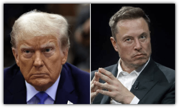 트럼프, 머스크 극한 대립