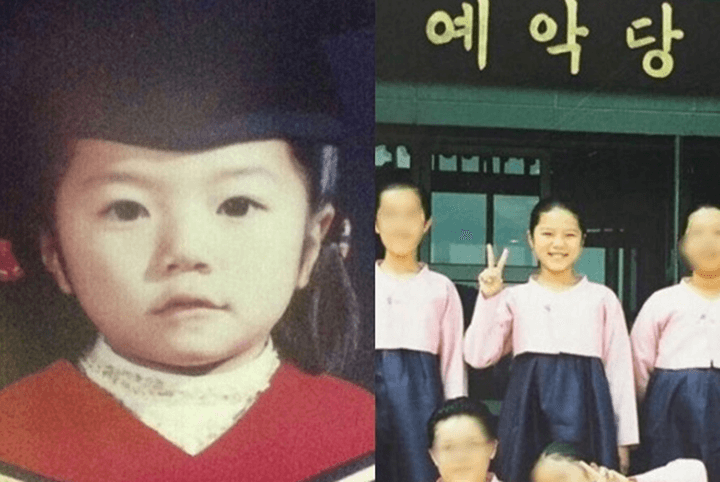 어린시절의-양지은의-앳된-모습-현재와-별-차이가-없다