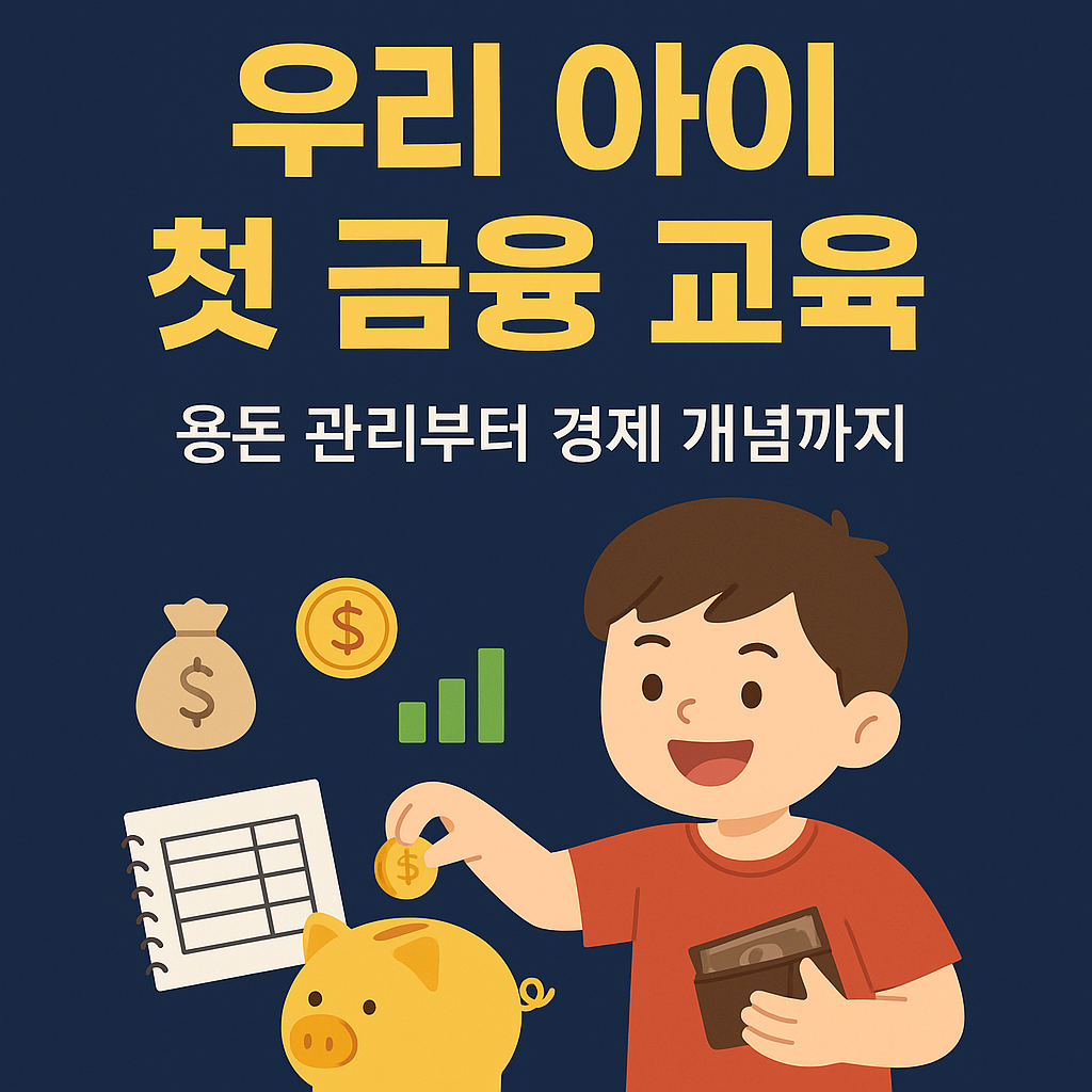 우리 아이 첫 금융 교육: 용돈 관리부터 경제 개념까지 쉽고 재미있게!